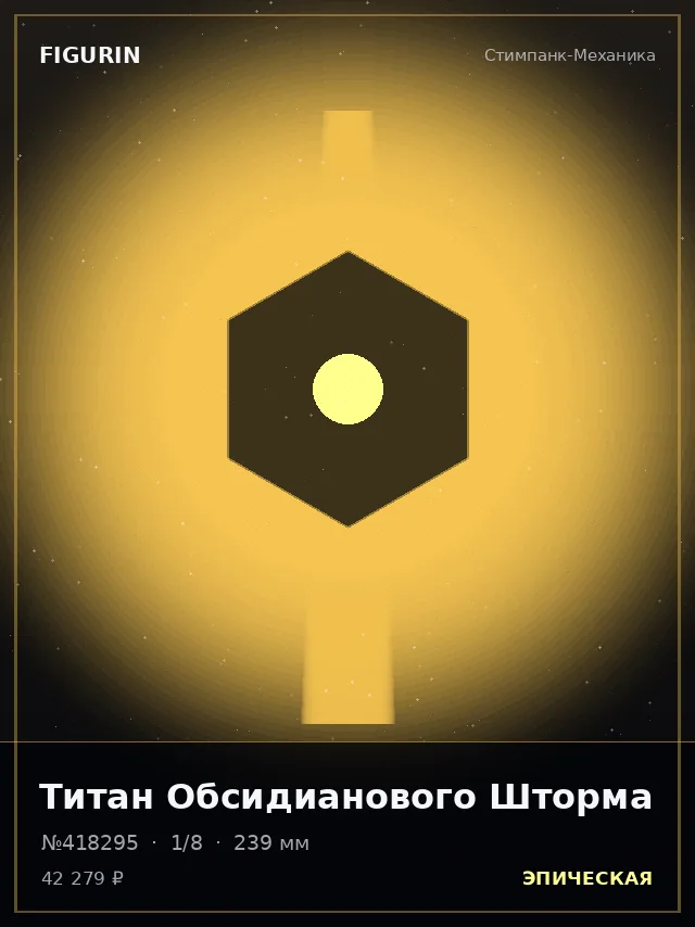 Титан Обсидианового Шторма — премиальная фигурка