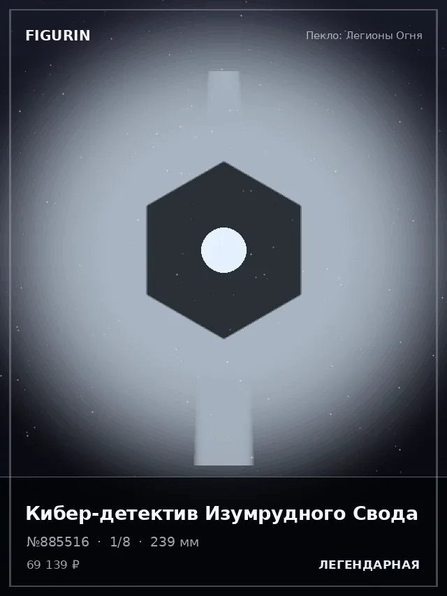 Кибер-детектив Изумрудного Свода — премиальная фигурка