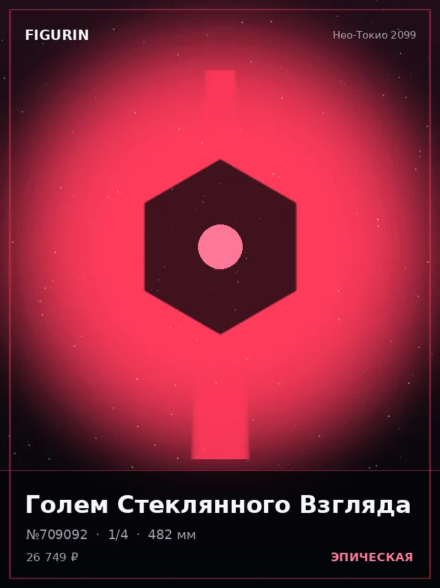 Голем Стеклянного Взгляда — премиальная фигурка