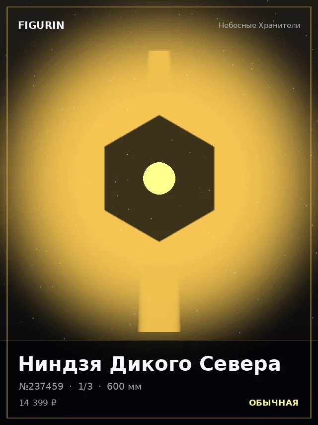 Ниндзя Дикого Севера — премиальная фигурка