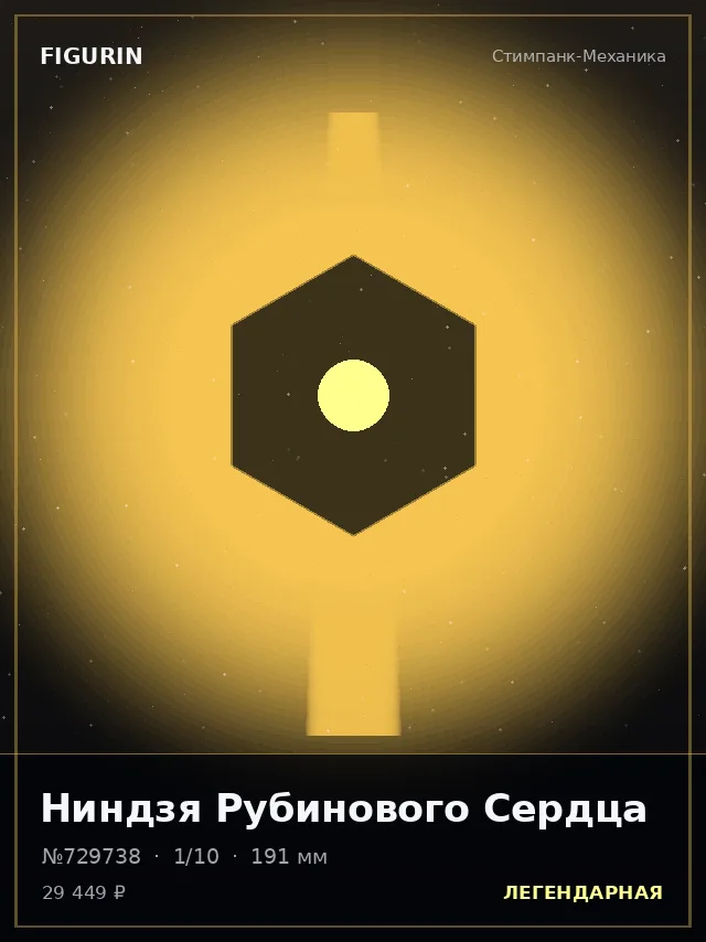 Ниндзя Рубинового Сердца — премиальная фигурка
