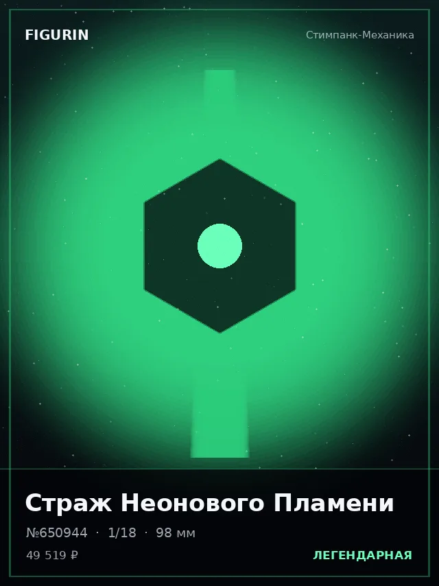 Страж Неонового Пламени — премиальная фигурка