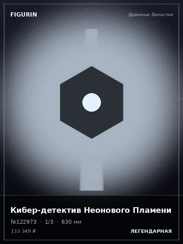 Кибер-детектив Неонового Пламени — премиальная фигурка