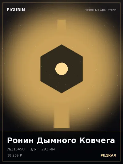 Ронин Дымного Ковчега Этно-фэнтези — коллекционная 3D-фигурка