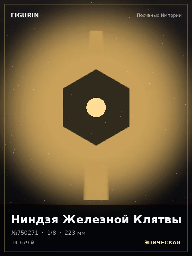 Ниндзя Железной Клятвы — премиальная фигурка