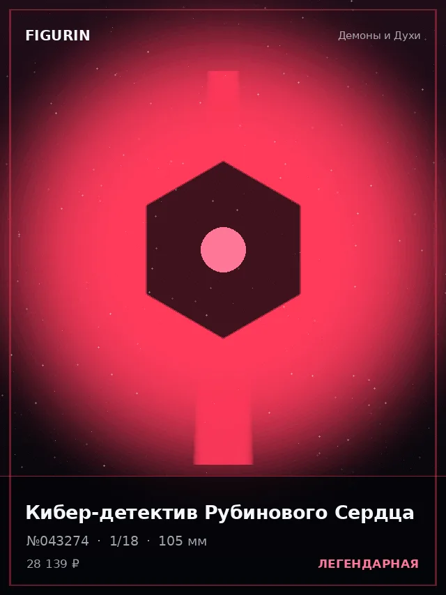 Кибер-детектив Рубинового Сердца — премиальная фигурка