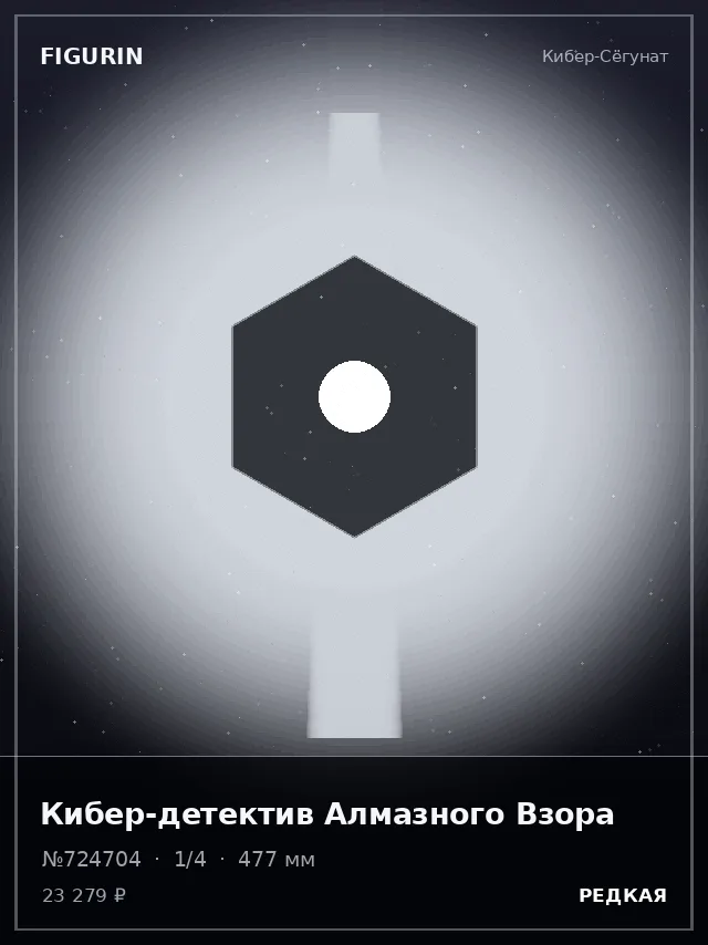Кибер-детектив Алмазного Взора — премиальная фигурка