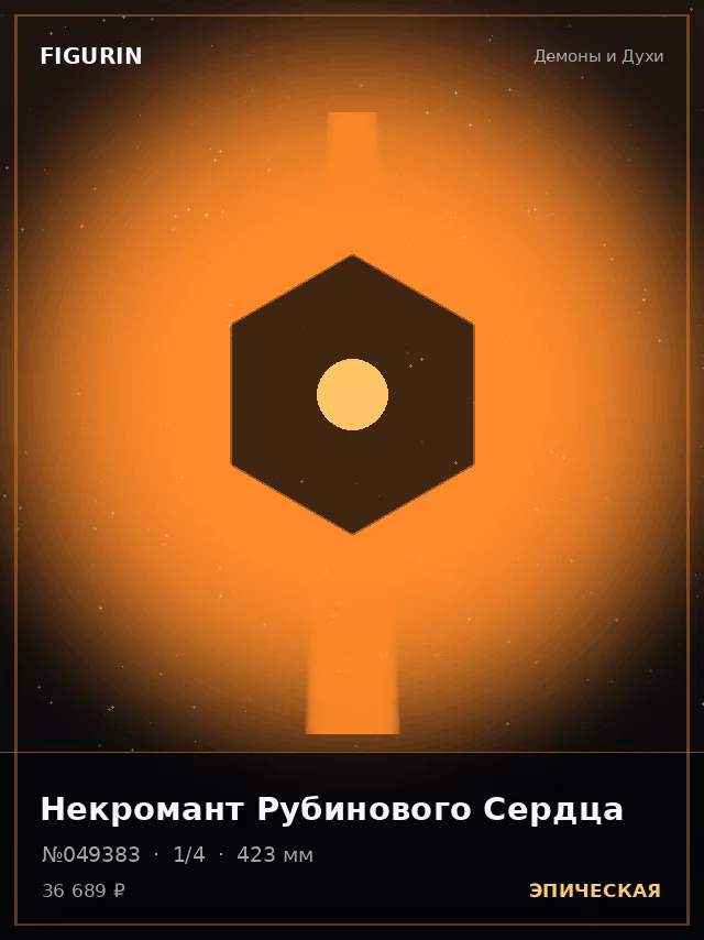 Некромант Рубинового Сердца — премиальная фигурка