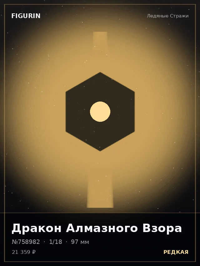 Дракон Алмазного Взора — премиальная фигурка