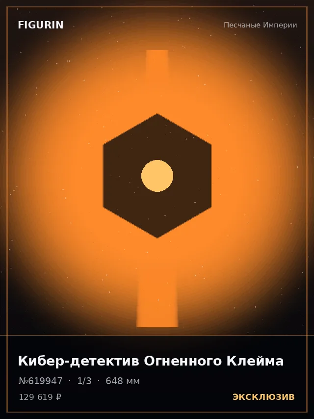 Кибер-детектив Огненного Клейма — премиальная фигурка