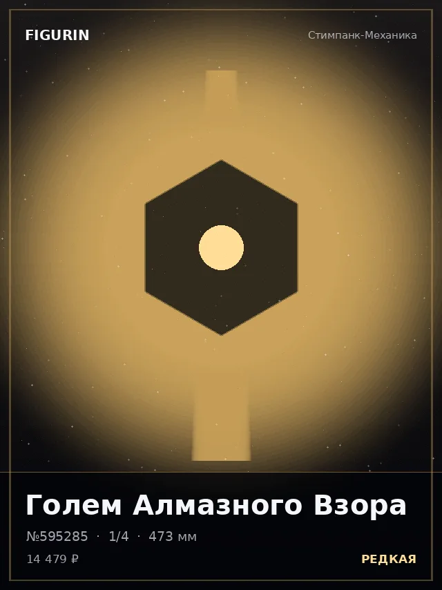 Голем Алмазного Взора — премиальная фигурка