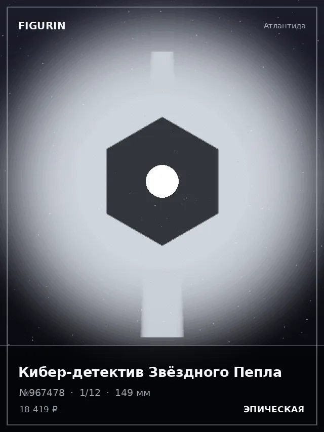Кибер-детектив Звёздного Пепла — премиальная фигурка