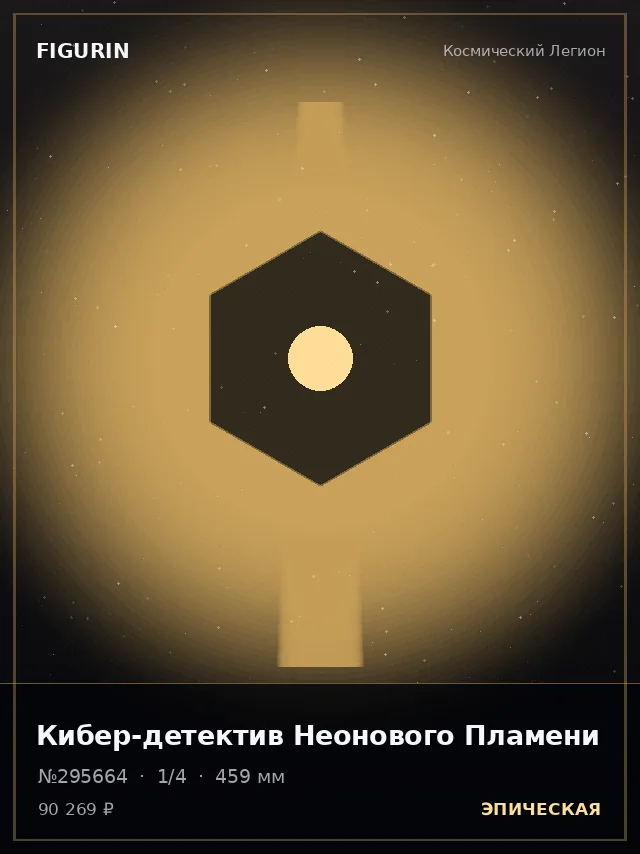 Кибер-детектив Неонового Пламени — премиальная фигурка