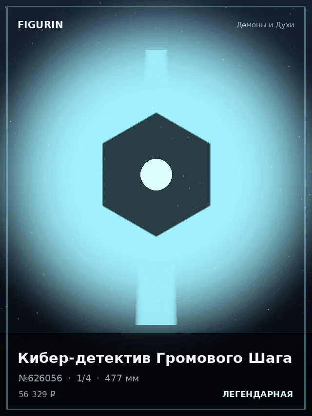 Кибер-детектив Громового Шага — премиальная фигурка