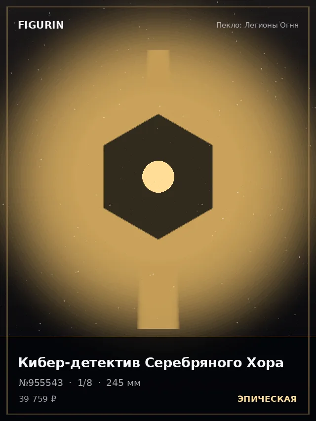 Кибер-детектив Серебряного Хора — премиальная фигурка