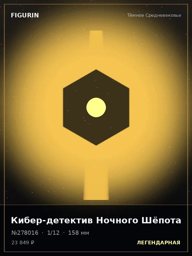 Кибер-детектив Ночного Шёпота — премиальная фигурка