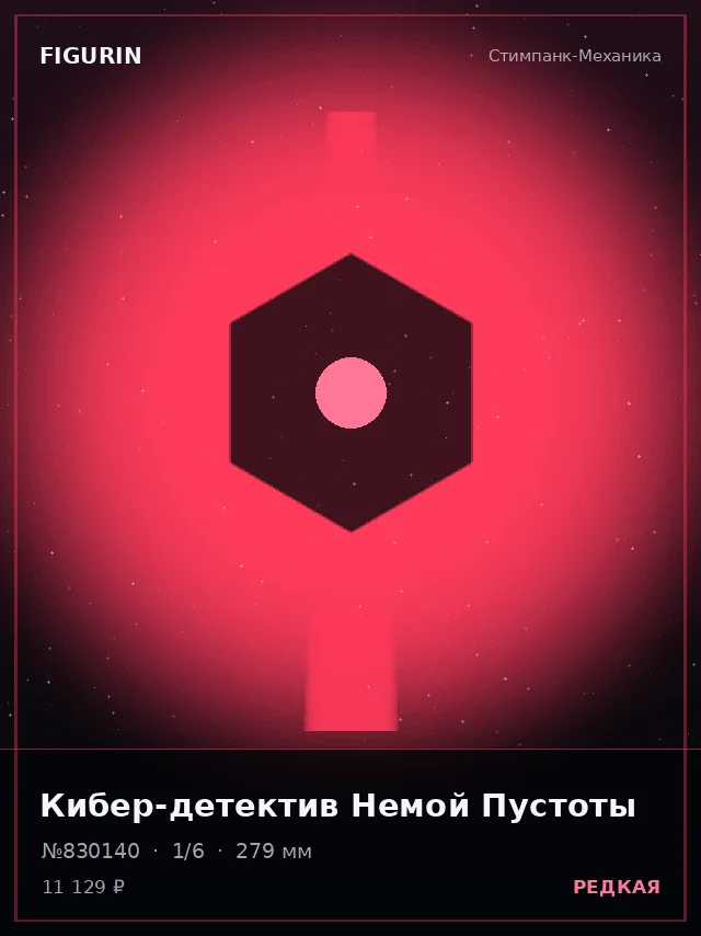 Кибер-детектив Немой Пустоты — премиальная фигурка