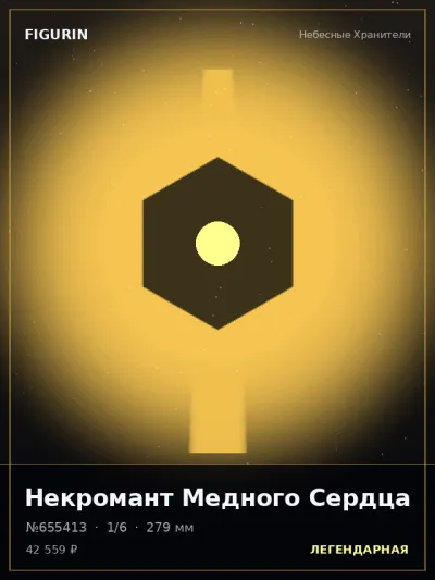 Некромант Медного Сердца Сай-фай — коллекционная 3D-фигурка