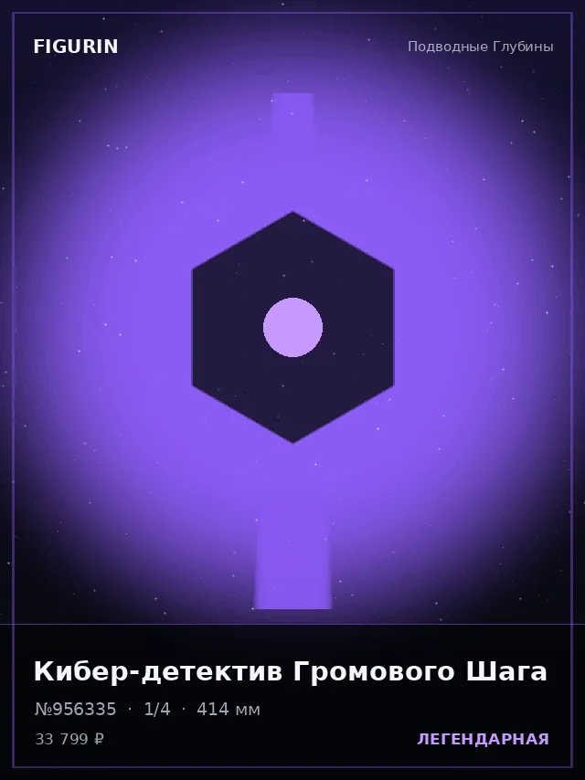 Кибер-детектив Громового Шага — премиальная фигурка