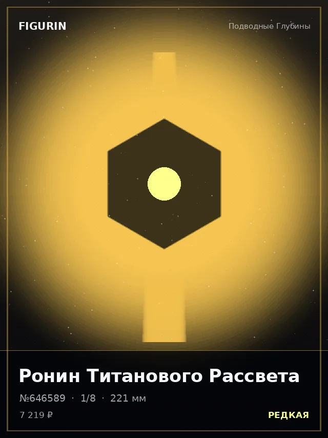 Ронин Титанового Рассвета — премиальная фигурка
