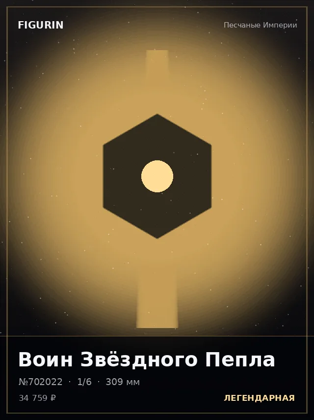 Воин Звёздного Пепла — премиальная фигурка