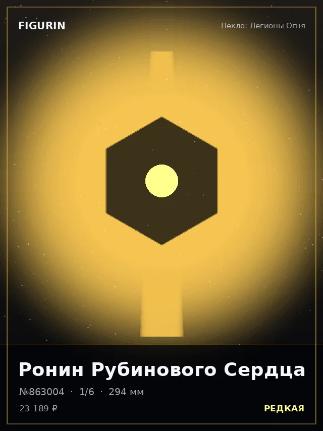 Ронин Рубинового Сердца — премиальная фигурка