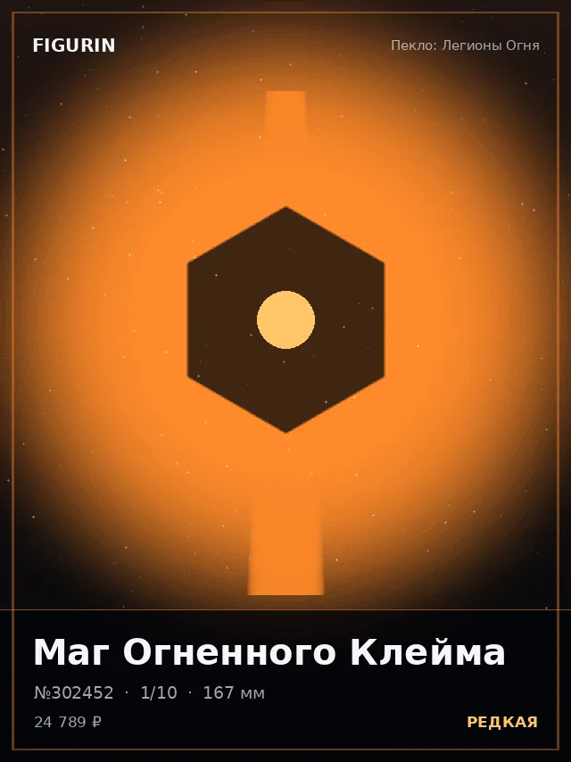 Маг Огненного Клейма — премиальная фигурка