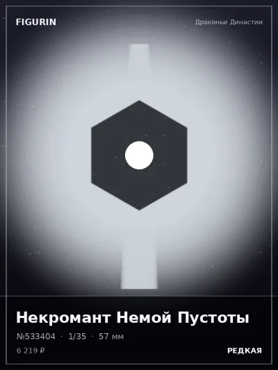 Некромант Немой Пустоты Аниме — коллекционная 3D-фигурка