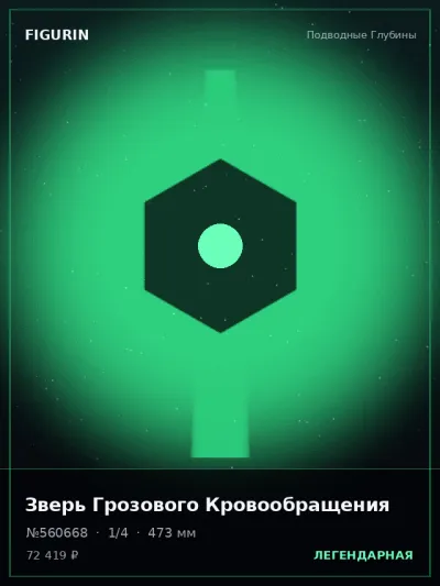 Зверь Грозового Кровообращения Меха — коллекционная 3D-фигурка