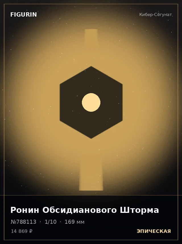 Ронин Обсидианового Шторма — премиальная фигурка