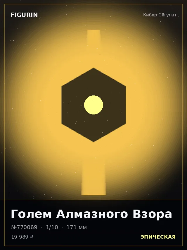Голем Алмазного Взора — премиальная фигурка