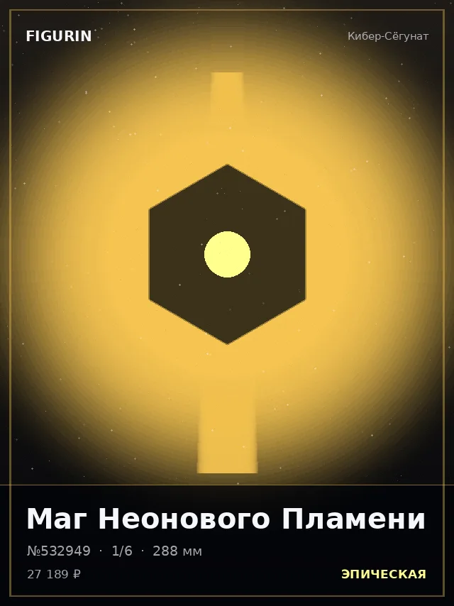 Маг Неонового Пламени — премиальная фигурка