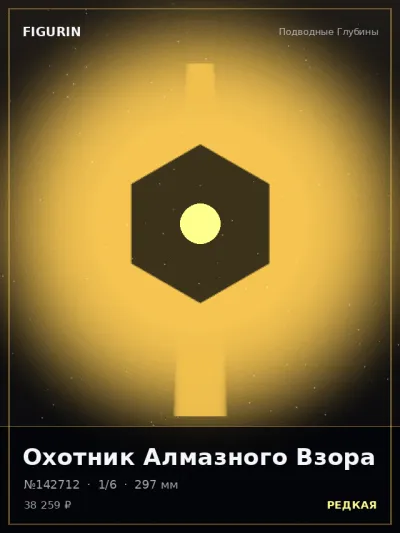 Охотник Алмазного Взора Фэнтези — коллекционная 3D-фигурка