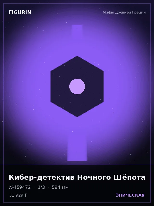 Кибер-детектив Ночного Шёпота — премиальная фигурка