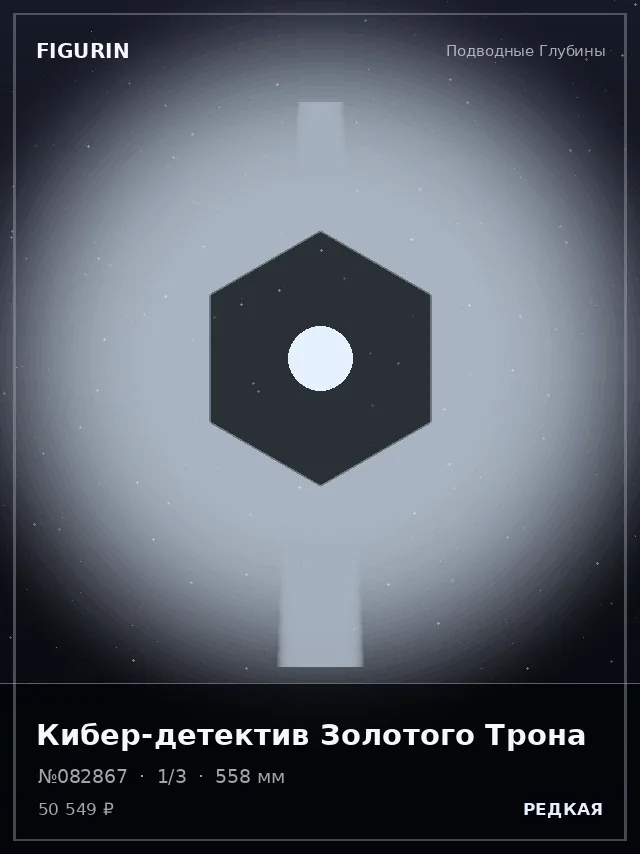 Кибер-детектив Золотого Трона — премиальная фигурка