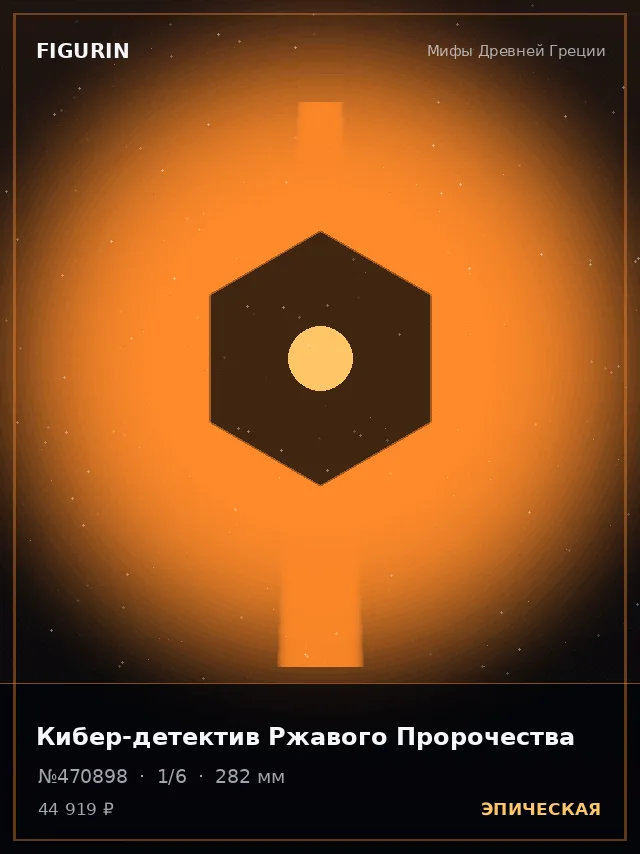 Кибер-детектив Ржавого Пророчества — премиальная фигурка