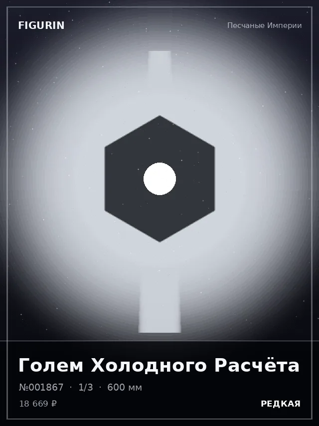 Голем Холодного Расчёта — премиальная фигурка