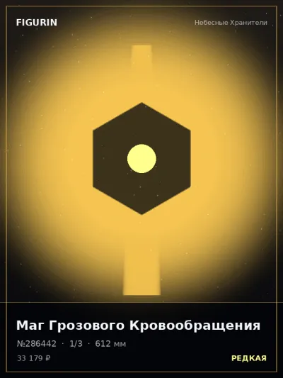 Маг Грозового Кровообращения Мифология — коллекционная 3D-фигурка