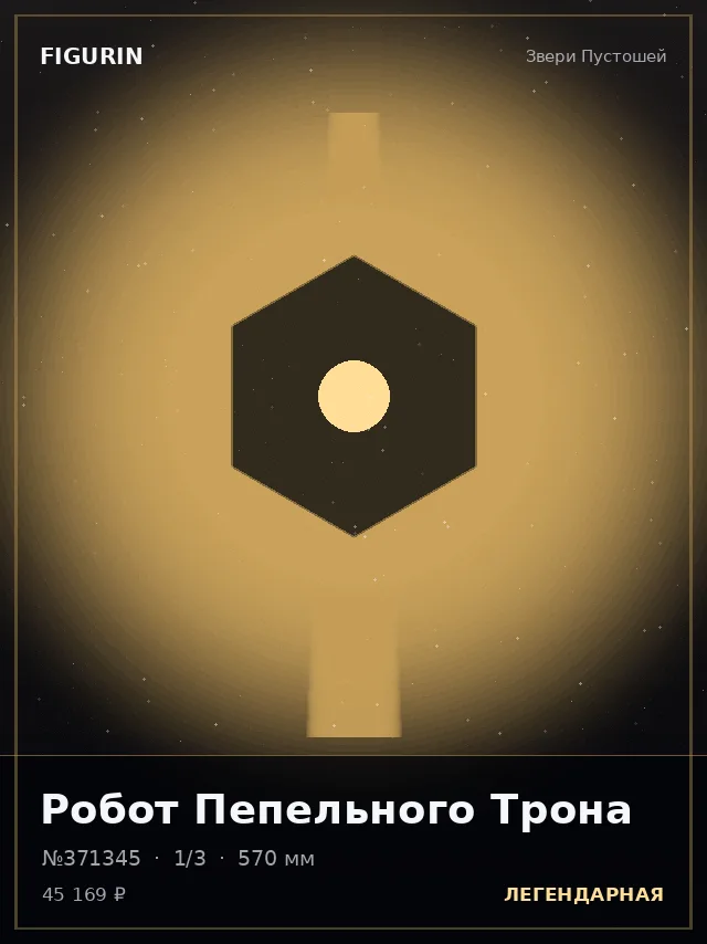 Робот Пепельного Трона — премиальная фигурка