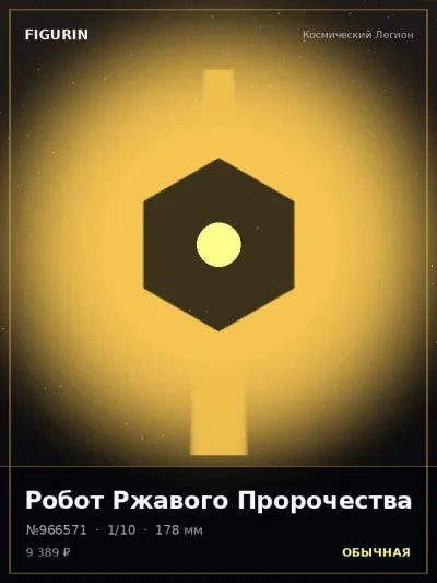 Робот Ржавого Пророчества Аниме — коллекционная 3D-фигурка