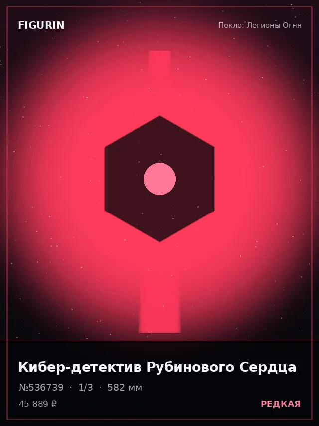 Кибер-детектив Рубинового Сердца — премиальная фигурка