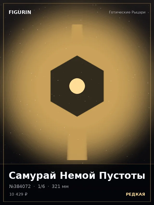 Самурай Немой Пустоты — премиальная фигурка