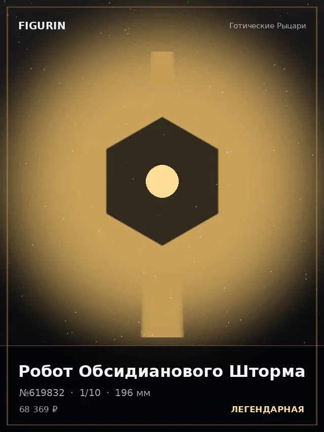 Робот Обсидианового Шторма — премиальная фигурка